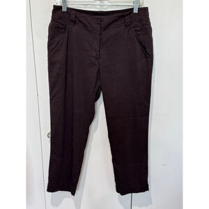 Women's Eileen Fisher purple Ankle Cropped Pants S